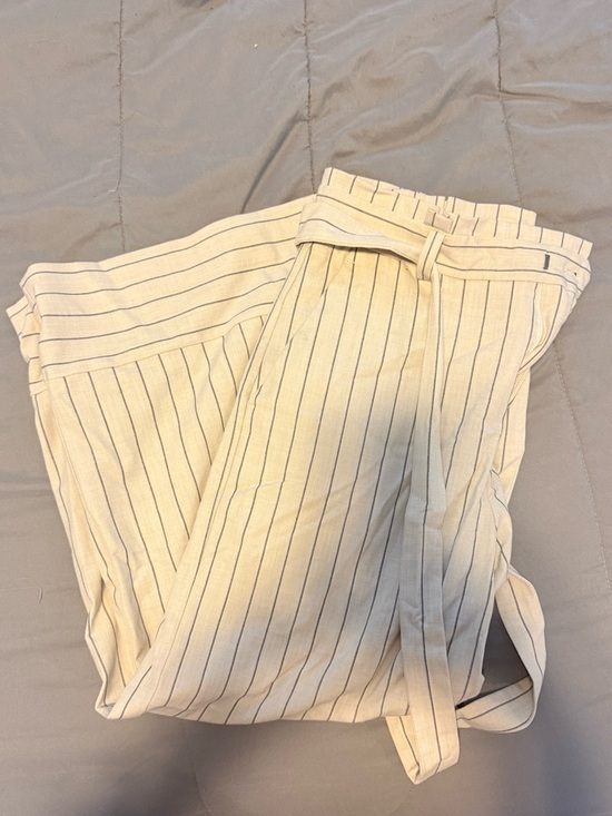 Banana Republic Pants - Banana Republic Blake Linen Blend Wide Leg Crop Pants